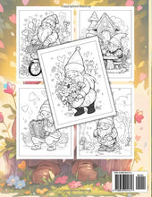 Load image into Gallery viewer, Valentine Gnomes Coloring Book: Playful Valentine Gnomes in Adorable Settings Illustrations for Teens Adults Creativity &amp; Gnome Magic
