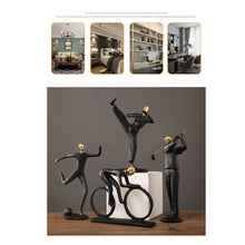 Load image into Gallery viewer, CDQL Golf Figurine Statue, Man Golf Statue, Golfer Decoration, Modern Sculpture, Table Centerpiece, Abstract Arts Ornamentsm, for Home Cabinet Shelf Decoration
