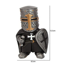 Load image into Gallery viewer, Swtgaah Garden Gnome Statue Knight Statue Knight Gnome Sculpture Knight Guardian Sculpture Garden Gnome Ornaments Suitable for Gardens Lawns and Courtyards (Right D)
