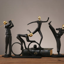 Load image into Gallery viewer, CDQL Golf Figurine Statue, Man Golf Statue, Golfer Decoration, Modern Sculpture, Table Centerpiece, Abstract Arts Ornamentsm, for Home Cabinet Shelf Decoration
