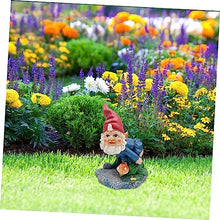 Load image into Gallery viewer, TOYANDONA Resin Gnome Downspout Cover Durable Gutter Drain Spout Decoration for Garden Compact Water Supply Extension with Workmanship for Outdoor Ornaments and Lawn
