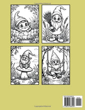 Load image into Gallery viewer, Whimsical Gnomes Coloring Book
