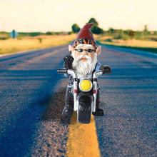 Load image into Gallery viewer, LOMUG Garden Gnome Motorbike Gnome, 15 X 14 CM Garden Decoration For Outdoors, Garden Gnome Statue, Waterproof Sun Protection Funny Garden Decoration Gnome, Decoration For The Terrace Balcony
