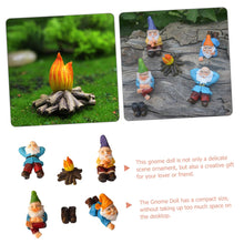 Load image into Gallery viewer, Happyyami Hanging Garden Ornaments Set of Resin Gnomes Decorative Gnomes Garden Statues for Outdoor Landscape
