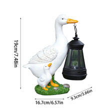 Load image into Gallery viewer, Solar Garden Statue, Duck Solar Lantern, Outdoor Home Decoration, Solar Lantern Statue, Cute Duck Statue, Patio Lawn Decor, Garden Solar Lighting, Duck Garden Ornament, Solar Lawn Decor, Porch Decorat
