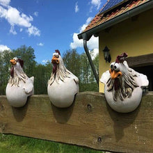 Load image into Gallery viewer, NogrAx Waterproof Garden Decorations - Large Sculpture Ornaments for Lawn, Courtyard, Porch, and Front Door - Outdoor Gifts for Women, Adding Beauty and Decor to your Outside Space (Funny Cock B)
