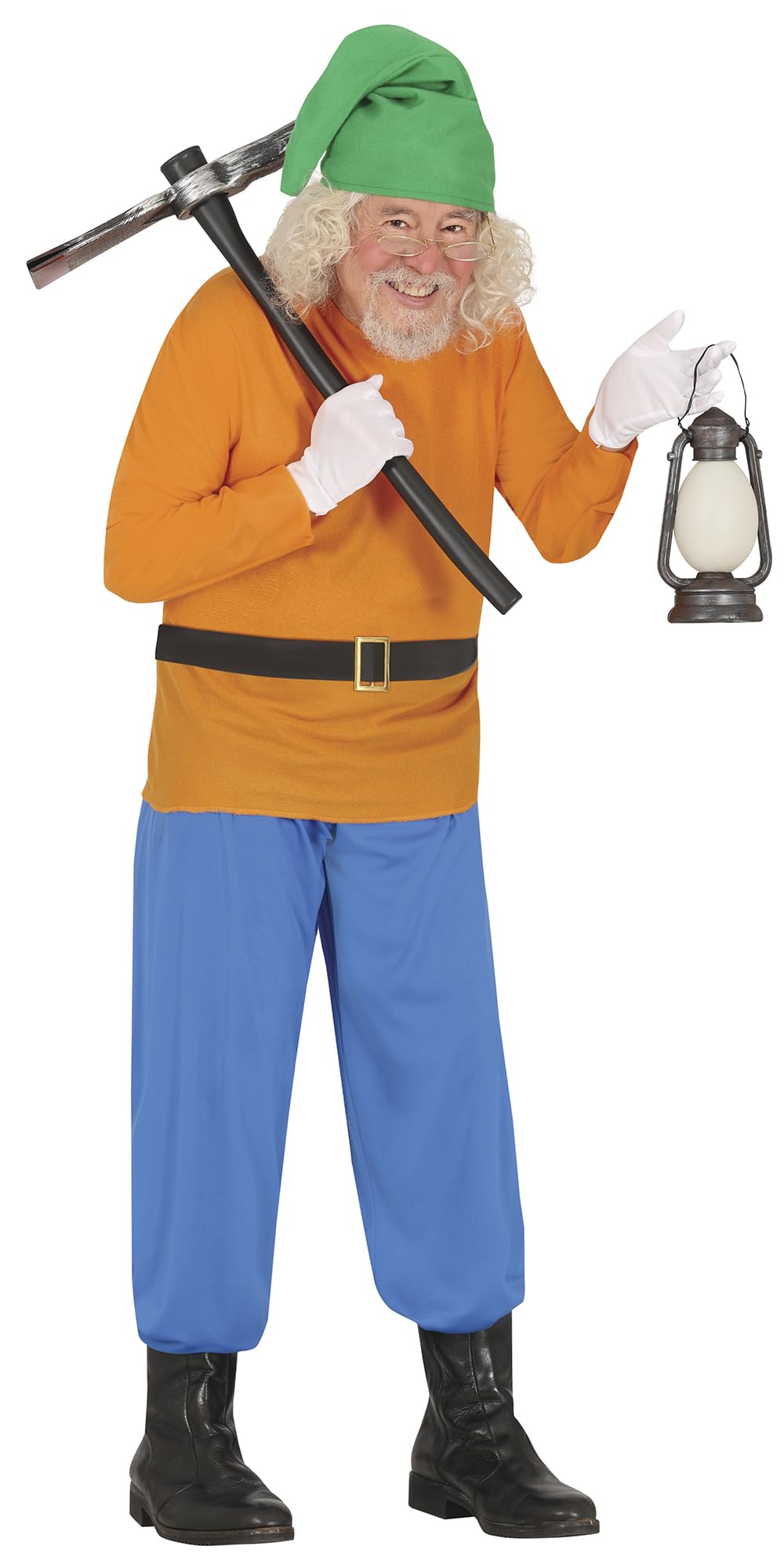 FIESTAS GUIRCA Dwarf Fancy Dress Costume Adult Man Size Large 52-54