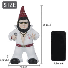 Load image into Gallery viewer, Jy.Cozy Large Singer Gnome Garden Statue Outdoor Resin Dwarf Figurine Decor Home Decoration Funny Sculpture for Patio Poch Yard Backyard Ornament Housewaiming Unique Gift
