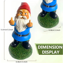 Load image into Gallery viewer, Garden Gnomes Funny Garden Ornaments Outdoor - Rude Garden Gnomes Middle Finger Gifts - Gnomes Garden&#39;s Ornaments Outdoor or Indoor
