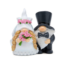 Load image into Gallery viewer, Hodao Valentines Day Gnome Decorations Handmade Couple Scandinavian Gnomes Ornaments Wedding Celebration Gnomes Figurines Decor Sweet Anniversary Day Home Table Decorations Gifts
