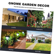 Load image into Gallery viewer, Happyyami 2pcs Garden Gnome Statue Charming Outdoor Decor for Garden Gnome Figurines Hooks Tree Ornaments for Home and Patio
