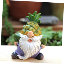 Load image into Gallery viewer, Happyyami Outdoor Gnome Ornaments Resin Craft Gnome Figurine Grandad Garden Ornaments
