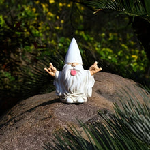 Load image into Gallery viewer, MOOCOCO Funny Rocker Gnome Figurines, Rock Your Fairy Garden, 5.9 in Gnome Statue, Resin Statue Garden Decor Ornament
