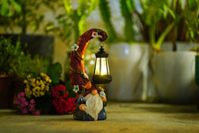 Load image into Gallery viewer, Pohabery Gnome Garden Decor Statue Solar Gnomes Decorations for Yard with Lantern Light Outdoor Decorations for Patio Mom Gift
