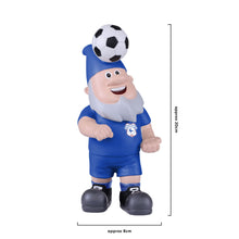 Load image into Gallery viewer, FOCO Officially Licensed Cardiff City FC Football Header Ball Garden Gnome
