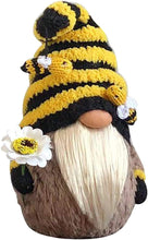 Load image into Gallery viewer, Garden Gnome Statue，Bee Gnome Spring Sunflower Doll Decor, Handmade Bumble Plush Faceless Doll Ornaments, Bedroom Desktop Gnomes Ornaments, Indoor Spring Decor for Home
