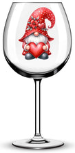 Load image into Gallery viewer, x12 Gnome Gonk Red Heart Valentines Day Glass Vinyl Decal Stickers Colour nm72
