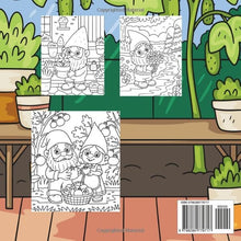 Load image into Gallery viewer, Gnome &amp; Garden: A Simple and Sweet Garden Gnome Coloring Book

