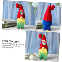 Load image into Gallery viewer, Cabilock High Hat Plush Doll Garden Gnome Ornament for Fairy Garden Micro Gnome Figurines Christmas Plush Doll Ornaments Miniature
