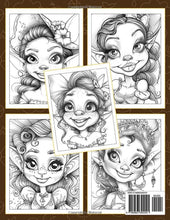 Load image into Gallery viewer, Black Gnome Princess Coloring Book: Beautiful Fantasy Princess Coloring Pages featuring Adorable Illustrations for All Ages to Relax and Relieve Stress

