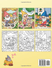 Load image into Gallery viewer, Garden Gnome coloring book: Cute Garden Gnome Coloring Book for Kids and Adults with Easy and Fun Designs for Relaxation
