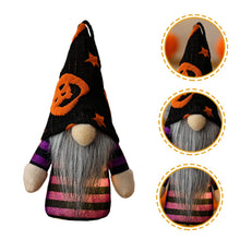 Load image into Gallery viewer, Cabilock 4pcs Halloween Gnome Ornaments Lighting Gnome Pendants Hanging Gnome Dolls Mushroom Solar Lights Elegant Home Decor
