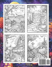 Load image into Gallery viewer, Halloween Gardens: Adult Coloring Book with Halloween Gardens for Stress Relief and Relaxation (Christmas Coloring Pages)
