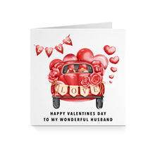 Load image into Gallery viewer, Happy Valentines Card for Husband - Cute Gonk Gnome Love For Him
