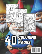 Load image into Gallery viewer, Garden Gnomes Coloring Book: 40 Whimsical Gnome Designs for Kids
