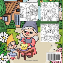 Load image into Gallery viewer, Gnomes in the Garden: A Simple and Cute Coloring Book

