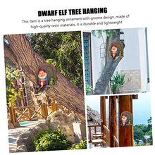 Load image into Gallery viewer, Toyvian 1Pc Old Man Garden Gnome Statue Pendant Funny Outdoor Tree Hanging Ornament for Courtyard Landscape Decor for Decoration and
