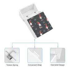 Load image into Gallery viewer, Scandinavian Gnomes in Red Hats Cute Cigarette Case Smoking Box Pocket Holder Gift for Smoker Men Women
