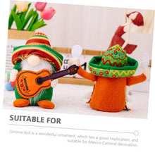 Load image into Gallery viewer, Ciieeo Carnival Gnome Doll Unique Mexican Gnome Decor for Home Decoration for Festive Celebrations and Carnival Parties Centerpiece for Tables and Shelves
