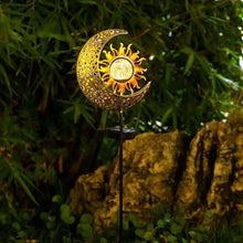 Load image into Gallery viewer, Kizozo Moon Solar Lights for Outdoor Garden, Solar Lights IP65 Waterproof, Ornaments Garden Decoration for Outdoors, Decoration for Patio Pathway Lawn

