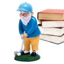 Load image into Gallery viewer, LINGJIONG Golf Gnomes Statues | GNOME Resin Sculpture with Golf Games - Fairy Funny Golf Ornament for Playing and as Holiday Home Decoration Made of Resin as a Gift for the Garden

