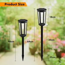 Load image into Gallery viewer, MAGGIFT 2025 Upgraded Solar Lights Outdoor Garden, 4-Pack LED Outdoor Lights Solar Powered IP65 Waterproof, Garden Ornaments for Pathway Yard Lawn Landscape Patio Decoration
