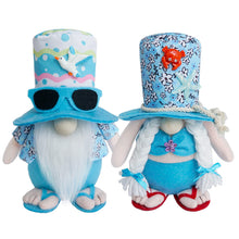 Load image into Gallery viewer, Summer Gnomes Decorations for Home, Beach Gnomes Plush,Farmhouse Gnomes Tiered Tray Decor,Summer Mantle,Kitchen Table, Shelf Sitters Tomte Decor,Birthday Gnome Gifts
