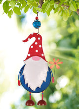 Load image into Gallery viewer, Sunset Vista Designs 93777 Gnome Collection-Hanging Garden Bouncy, Red Hat, 17-inch Height
