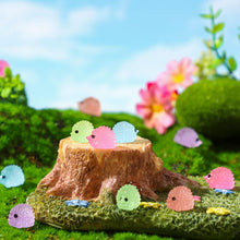 Load image into Gallery viewer, Hiboom 120 Pcs Mini Hedgehog Figurines Mini Resin Animal Luminous Hedgehog Miniature Garden Ornaments Glow in Dark Bulk for Garden Micro Landscape Plant Moss DIY Fairy Decor
