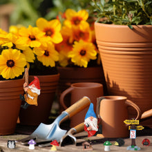 Load image into Gallery viewer, Jetec Gnomes Fairy Resin Statues Miniature Garden Accessories Mini Dwarf Figurine Fairy Miniature Ornament DIY Kit Micro Landscape Ornaments for Outdoor Indoor Patio Yard Lawn Garden ﻿ (Climb Gnomes)
