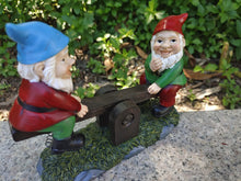 Load image into Gallery viewer, KEONSEN Large 7 in Funny Seesaw Gnome Garden Decor, Creative Garden Gnomes Outdoor Patio Decor, Resin Statues Gift, Yard Decorations Outdoor Decorations Patio and Yard Lawn Porch Decor (Seesaw Gnome)
