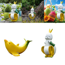 Load image into Gallery viewer, RALIYATX Banana Animals, Funny Banana Animals Banana Garden Ornaments,Creative Resin Garden Gnomes Funny Statues for Home Patio Yard Office - Banana Dolphin
