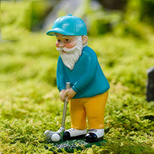 Load image into Gallery viewer, KURKUR Garden Golf Gnome Statues,Outdoor Golfing Gnome Garden Ornaments,Funny Golfer Gnome Decoration Elf Dwarf Figurines Golfers Gifts For Patio Yard Porch Lawn
