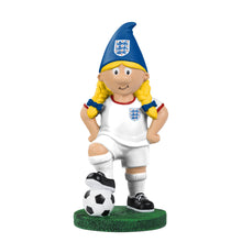 Load image into Gallery viewer, FOCO Officially Licensed England Female Football Garden Gnome
