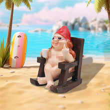Load image into Gallery viewer, Jinkoozz Garden Gnome, Funny Resin Outdoor Naked Gnome Decor Statue, Naughty Sunbathing Naked Beach Pool Statue, Gnomes Ornament for Fish Tank Aquarium Home Garden Indoor Outdoor Lawn - 4.25 Inch
