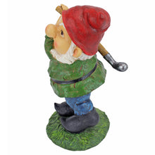 Load image into Gallery viewer, Design Toscano QM2458200 Bigey Burt Funny Golfing Garden Gnome Statue, 30 cm, Polyresin, Full Color
