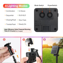 Load image into Gallery viewer, STANBOW Solar String Lights - 30FT/9M, 60 LED, Waterproof, Crystal Ball Lights With 8 Modes, Multicoloured, Decorative for Home, Yard, Patio, Party, Wedding
