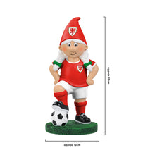 Load image into Gallery viewer, FOCO Offically Licenced Wales Female Football Gnome

