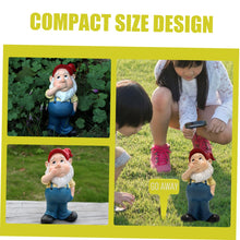 Load image into Gallery viewer, Mipcase Elf Ornaments Set Garden Gnomes Outdoor Decor 2pcs Small Gnome Statue for Yard for Home

