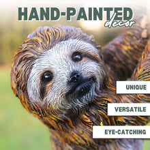Load image into Gallery viewer, Garden Mile Eye-Catching Garden Ornaments Swinging Sloth Hanging Garden Statue with Strong Rope - Waterproof and Weatherproof Resin Garden Figurines for Indoor and Outdoor Yard Art Patio Lawn Decor
